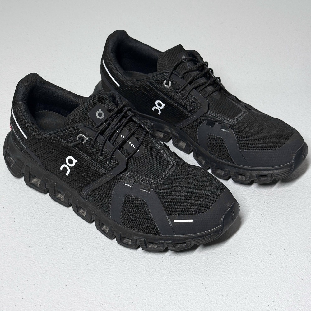ON On Cloud 6 Womens 8 Black Running Shoes Sneakers Zero Gravity CloudTec